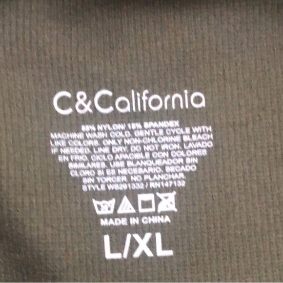 C & C California Tank/Bralette - Picture 3 of 3